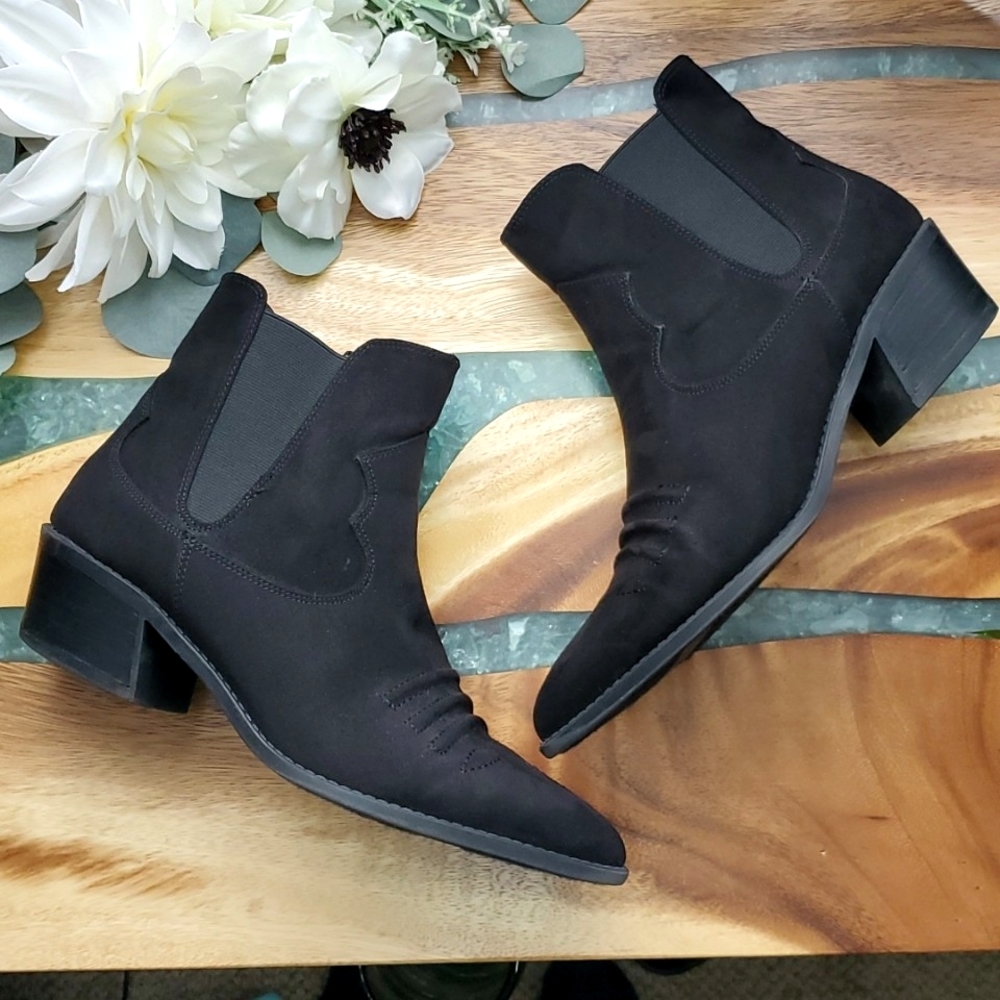Carlos Santana Ankle Boots - Black | Size 8.5